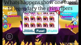 whats happening if you fuse 12 legendary grim ripers