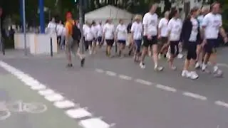 JP Morgan Run Chase Corporate Challange - Laufvorbereitungen und Start zum JPMorgan Lauf Frankfurt
