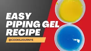 Piping Gel | How To Make Piping Gel For Cake Decorating | Cake Decoration Gel