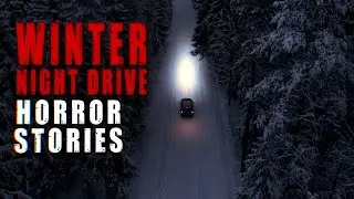 Terrifying True Winter Night Drive Horror Story | With Blizzard Sounds