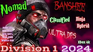 The Division 1 - Classified Banshee/Nomad Ninja Hybrid Build, Xbox Series X 4k, Works In 2026