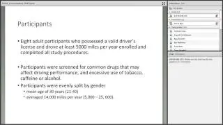 Drugged Driving: Effects of Pain and Anxiety Medication on Driving Performance in a Simulator