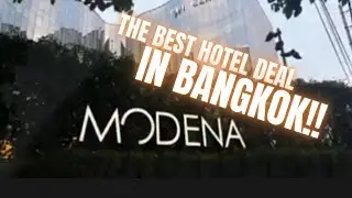 The BEST HOTEL DEAL in Bangkok Thailand: Modena by Fraser Hotel Residences