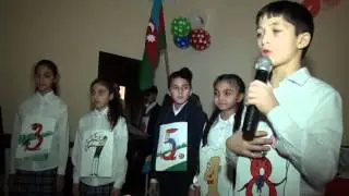 Qazax Rayon A.Bəbirov adına Xanbağı məktəbinin riyaziyyat gecəsi
