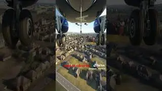 aeroplane landing