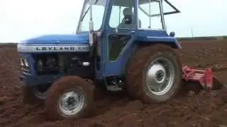 LEYLAND NUFFIELD MARSHALL TRACTORS AT WORK