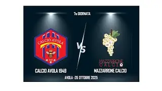 HIGHLIGHTS incontro di calcio: Avola-Mazzarone 2-1 (26 Ottobre 2025)