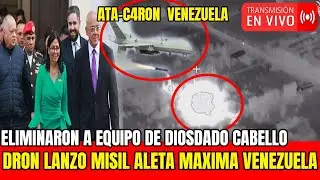 DIOSDADO CABELLO SORPRENDIDO POR UN DRON EN VENEZUELA🔴DONALD TRUMP ACTIVA FASE FINAL DELCY RODRIGUEZ