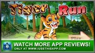 Baby Tiger Run - Kids Apps - iPhone Runner Game