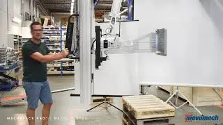 Lyftutrustning PLATTOR METALL lyftmanipulator Movomech Mechstack Pro&trade; / lyftdon / skivlyft / lyft