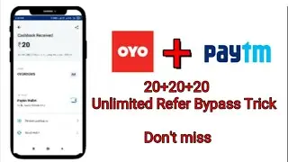 OYO App Refer Bypass Trick |Without Mobile Number| OYO Refer Bypass Script