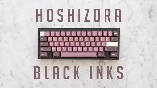 Hoshizora || Black Gateron Ink Switches || POM Plate || ASMR Sound Test
