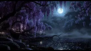 Mysterious Moonlit Forest: Dreamy Ambience & Enchanted Music for Sleep