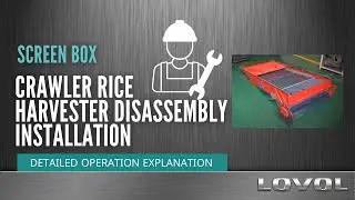 Disassembly/Installation:  the screen box of the rice machine