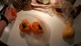 18. Стоимость продуктов из  Devon Market, Чикаго США и немного мопса Юзи в конце