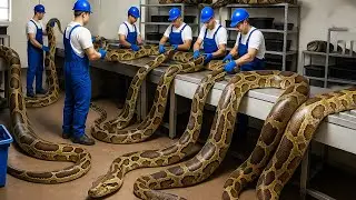 Des Millions de Pythons &Eacute;lev&eacute;s pour la Peau &ndash; L&rsquo;&Eacute;levage Haute Technologie aux USA