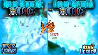(CODES) 😱🥶Blox Fruits Ice Fruit Vs King Legacy Ice Fruit In Blox Fruits Update 17.3 | Roblox!