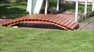 How to Build a Arched Garden Bridge