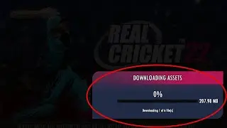 How To Fix Real Cricket 22 Assets Downloading Problem | Download Assets In Real Cricket 22
