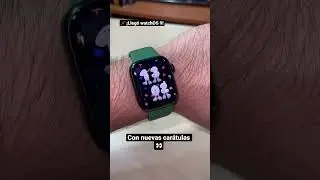 😍 watchOS 9 con sus nuevas car&aacute;tulas #shorts #apple #watchos9 #fyp