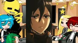 Assassination classroom react to y/n as mikasa akerman||(2/???)||⛓𝐻𝑖𝑡𝑜𝑛𝑎⛓