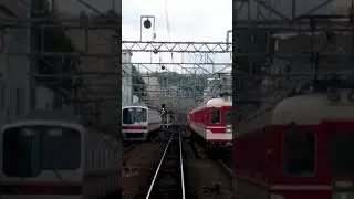 鈴蘭台駅 #転線 #神戸電鉄 #有馬線 #鉄道 #shorts #train #前面展望 #frontview #cabview #兵庫 #hyogo