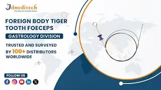 Foreign Body Tiger Tooth Forceps  |  Manufacturer & Exporter by JDmeditech