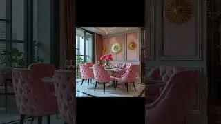 🌸 Feminine Luxury: Pink-themed Interior