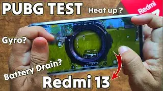 Redmi 13 PUBG Test | Gyro? Heat up? Battery drain? PUBG/BGMI Test Redmi 13 |