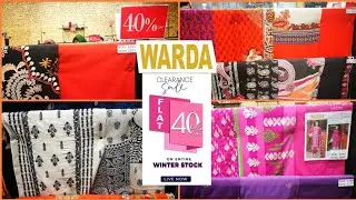 Flat 40% Off Warda Winter Clearance Sale 2021