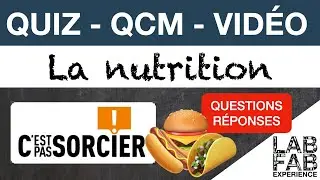 Quiz - QCM - C'est pas sorcier - La Nutrition