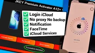 NEW Bypass Hello Screen A12+ no Signal with iCl𝘰ud services, FaceID, Notification,Facetime, All Apps