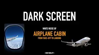 Pure Aircraft Cabin White Noise - Full Flight Experience