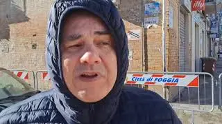 VIA LUCERA, SI PROCEDE CON LA MESSA IN SICUREZZA DEI PRIMI PIANI