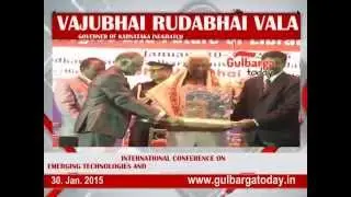 Internation Conference Inugrated by Governer of Karnataka At Gulbarga University Gulbarga.