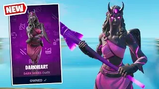 New Darkheart Skin Gameplay in Fortnite!