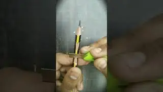 I carve a cute letters on pencil N❤K#pencilart #carving #pencil #shortvideo #art #pencil carving