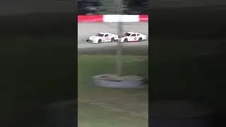 Door to door street stock action #grundy #streetstocks #racing