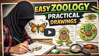 Intermediate zoology practical record #intermediate #zoology #practicaldrawings #bptdiaries786