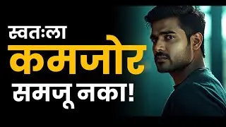स्वतःला कमजोर समजू नको | Self Confidence Marathi Motivation | Life Changing Video