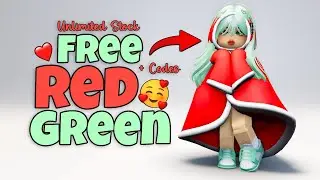 GET EVERY RED & GREEN ROBLOX FREE ITEMS ❤️😱 UNLIMITED STOCK