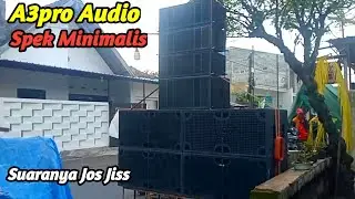 A3pro Audio Spek Minimalis Hajatan 