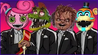 Mommy Long Legs & Chucky & Monty & Glamrock Freedy - Coffin Dance Meme (COVER)