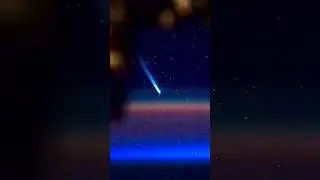 New Comet A3 Timelapse From International Space Station #shorts #science #space #milkyway