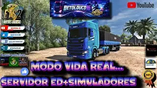 MAPA ROTAS BRASIL / MODO VIDA REAL / ED+SIMULADORES / SÓ VEM .......