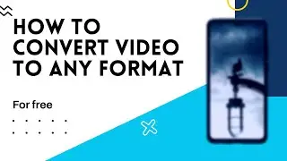 How to convert from Video to any Audio format for free