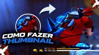 COMO FAZER THUMBNAIL DE FREE FIRE PELO CELULAR  (TEU DESIGNER)