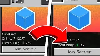Как минимизировать PING на серверах MCPE 1.19!