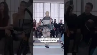 @StrayKids&rsquo; Felix walks runway for @louisvuitton&lsquo;s #parisfashionweek show 🤎