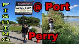 FISHING @ PORT PERRY,  ONTARIO// BEST FISHING SPOT NEAR TORONTO